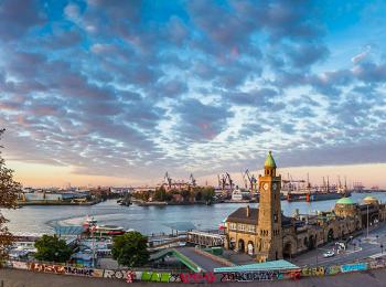Panorama von Hamburg